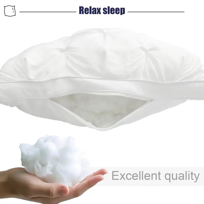 Neck Support Sleep Pillow – Breathable, Moisture-Wicking