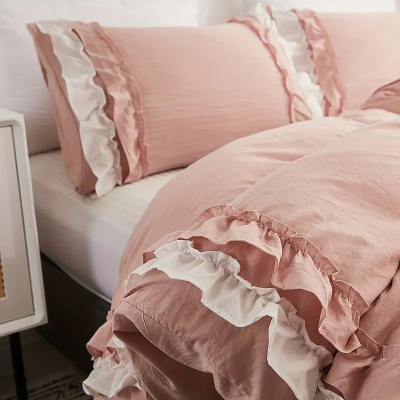 3pcs Polyester Duvet Cover Set