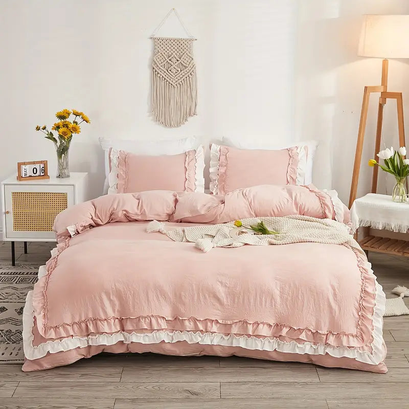 3pcs Polyester Duvet Cover Set