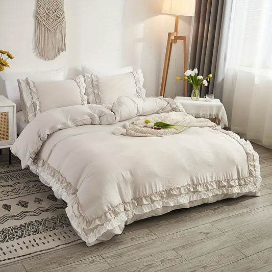 3pcs Polyester Duvet Cover Set